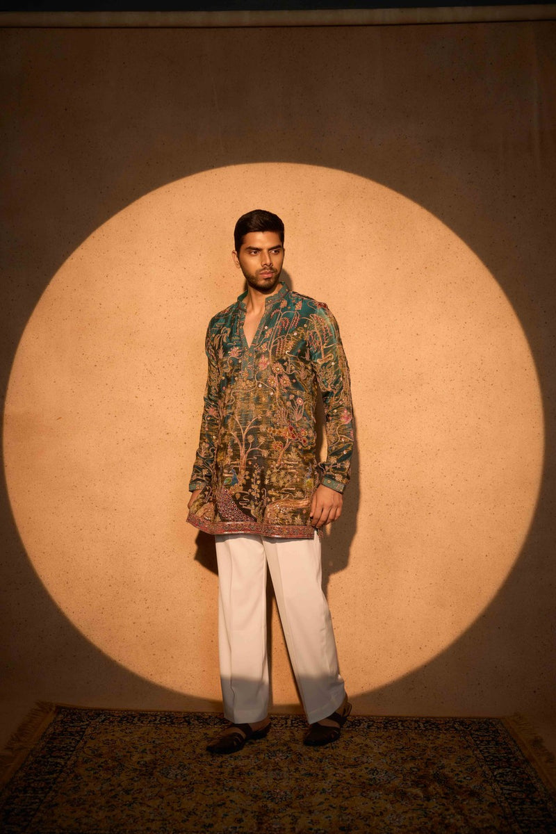 Multi Kurta Traditional Embroidery