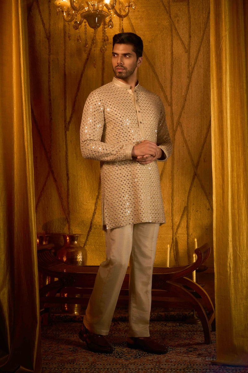 Gold Kurta Formal Sequin
