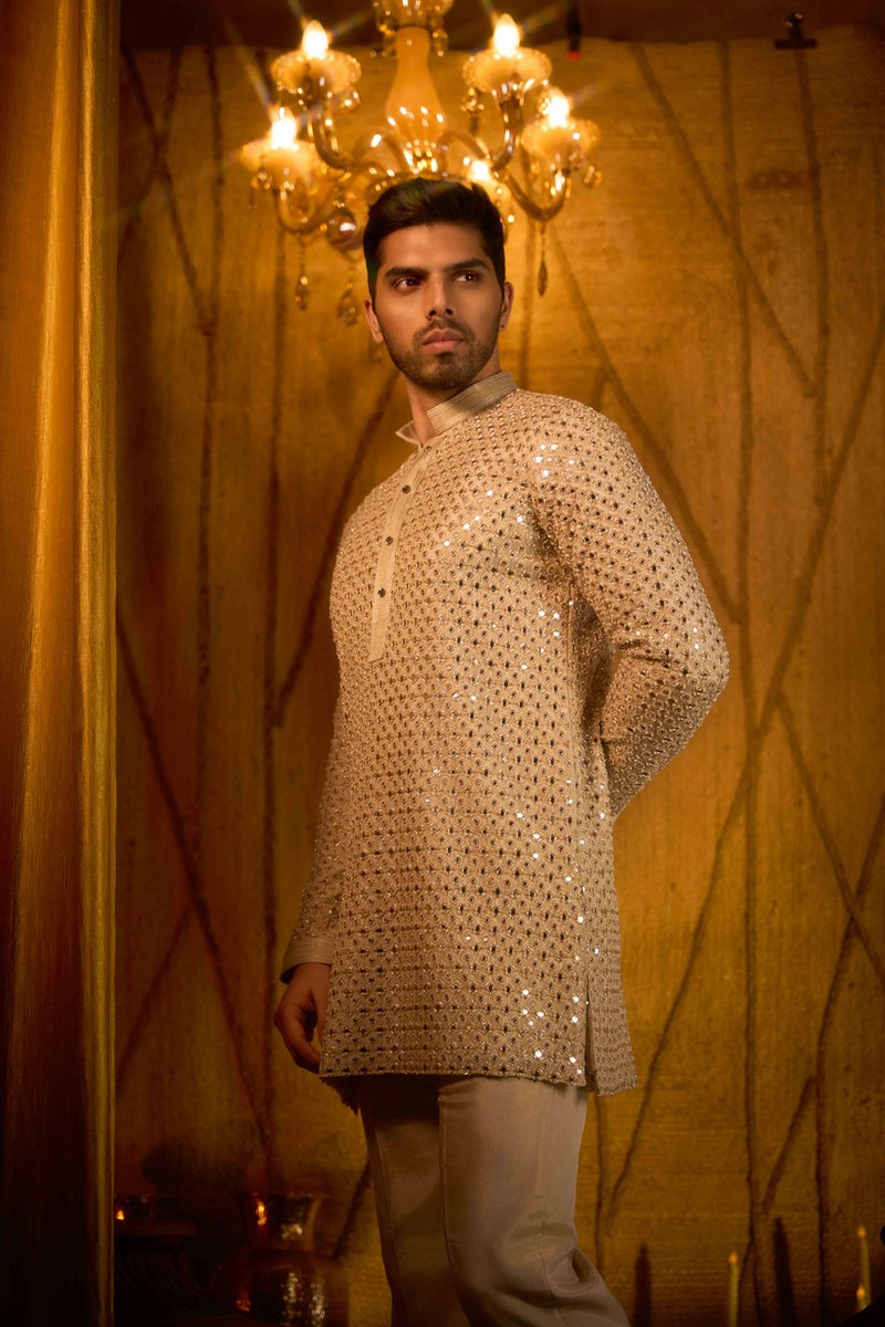 Gold Kurta Formal Sequin