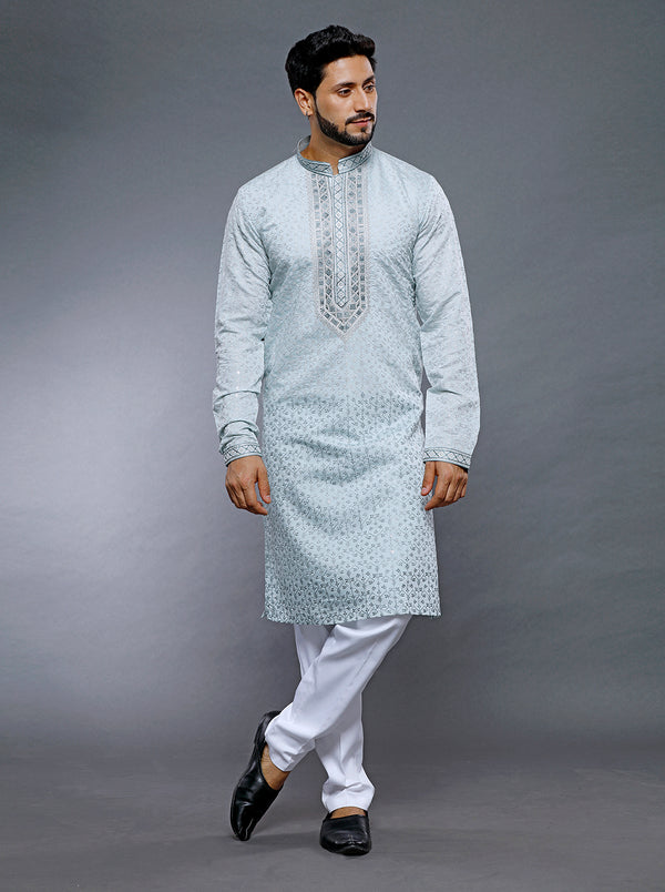 Adorned  Sequins Embellished Kurta