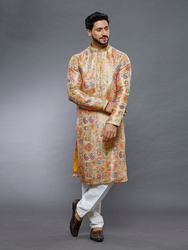 Textured Elegance  Detail Kurta