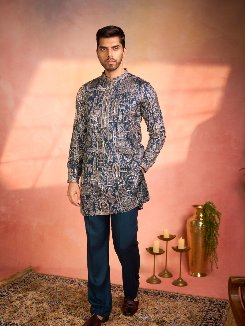 Royal Heritage Motif Kurta Set